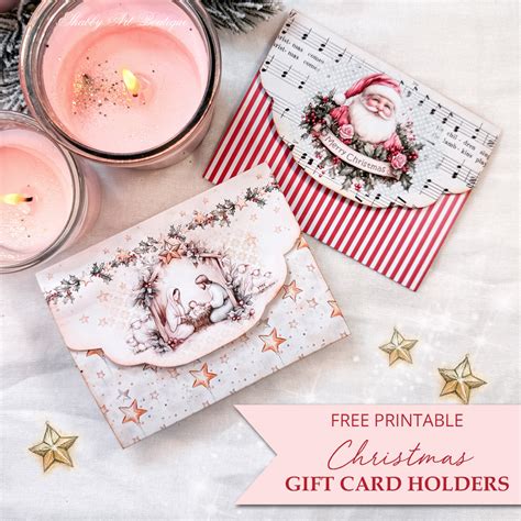 Simply Christmas: Free Printable Christmas Gift Card Holders - Shabby ...