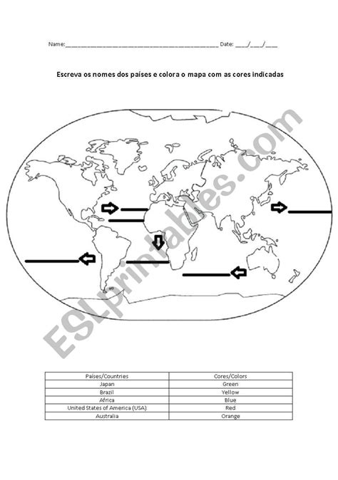 ESL World Map 的图像结果