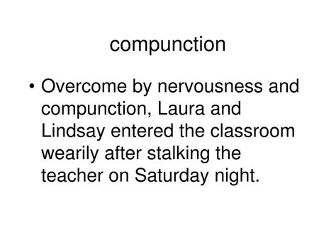 Image result for Compunction