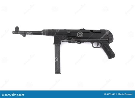 MP40 German Submachine Gun - World War II Era Stock Photo - Image of ...