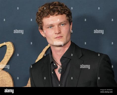 Brennan Keel Cook arrives at THE PALE BLUE EYE Los Angeles Premiere ...