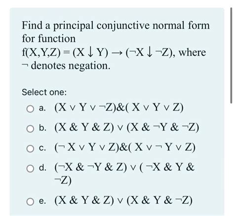 Image result for Conjunctive Normal Form