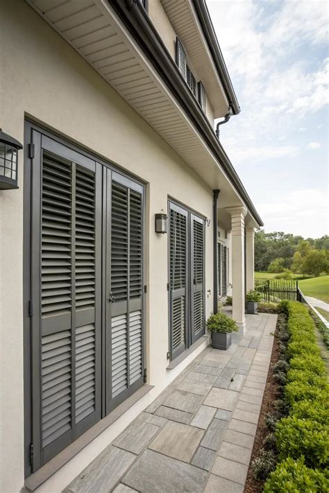 19+ Stylish Modern Exterior Shutter Ideas