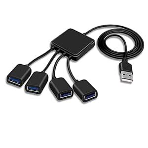 Octopus USB 2.0 Hub, 4-Port Splitter with 80CM Cable Length. Compatible ...