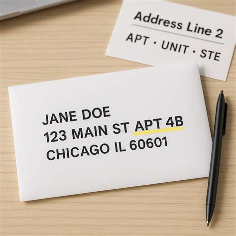 Apartment, Unit, and Suite Address Formatting Guide (2025) | The Letter Pilot