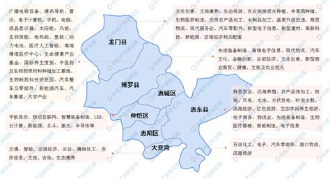 产业地图：惠州构建“2+2+N”现代产业体系 各区县如何布局？_发展