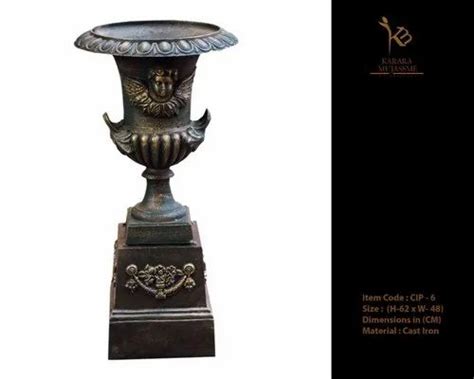 Cast Iron Pedestals & Planters - Antique Cast Iron Garden Pedestals ...