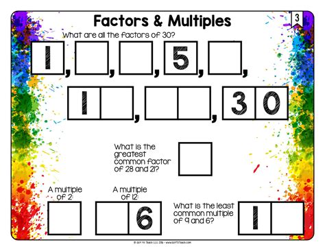 Image result for Multiple and Factor Math