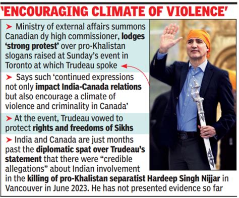 India fumes at Trudeau taking part in pro-Khalistan event | India News ...