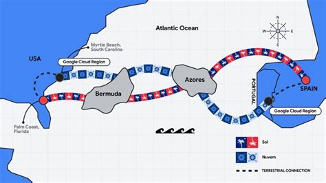 Google położy podmorski kabel, który połączy Florydę z Hiszpanią - TELKO.in