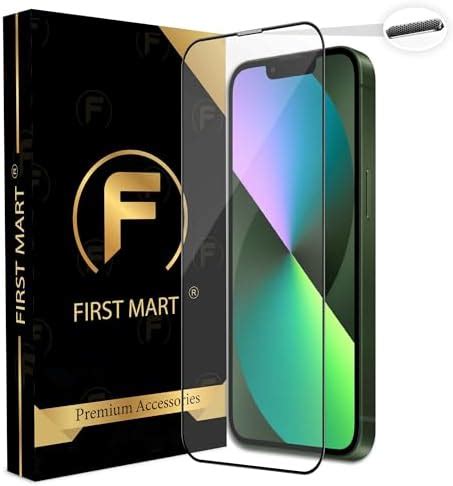 FIRST MART Advanced HD+ Tempered Glass for iPhone 13, iPhone 14 and ...