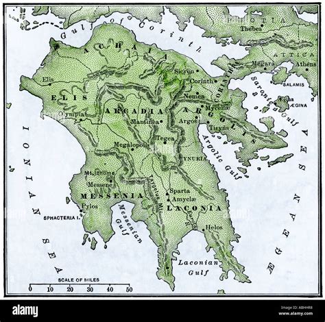 Plateau Ancient Greece Map
