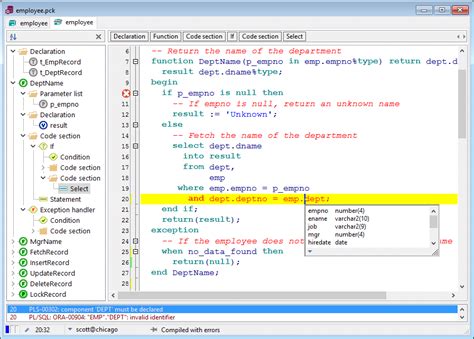 Powerful PL/SQL Editor - Allround Automations