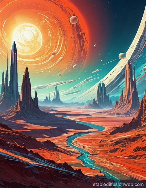 Alien Civilization Planet Landscape 的图像结果