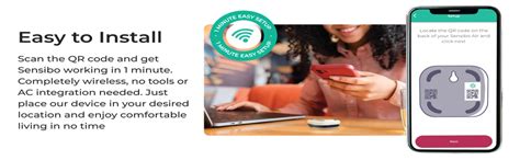 Sensibo AC Smart Controller & Air Quality Sensor. Smart Thermostat for ...