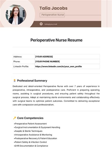 Free Geriatric Nurse Resume Template to Edit Online