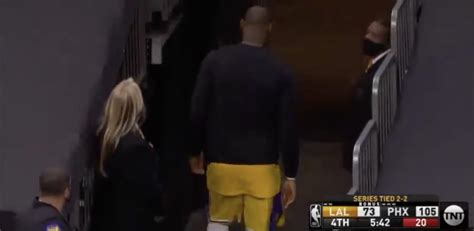 Video: Disgusted LeBron James seen leaving Lakers game halfway through ...