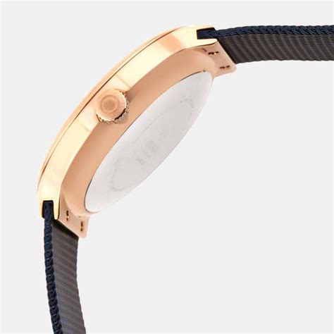 Obaku Mos-Ocean Men Quartz Blue Dial Analog Mesh Watch V229GMVLML ...