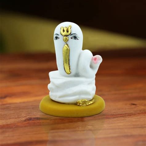 Lord Ganesha Idol in Shivling Shape for Home Decor – Karigaari India