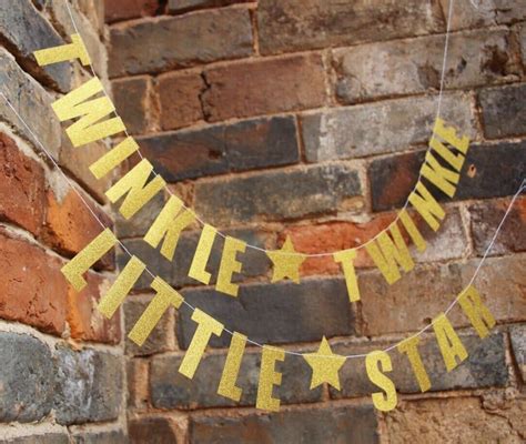 Sogorge Gold Glittery Twinkle Twinkle Little Star Garland India | Ubuy