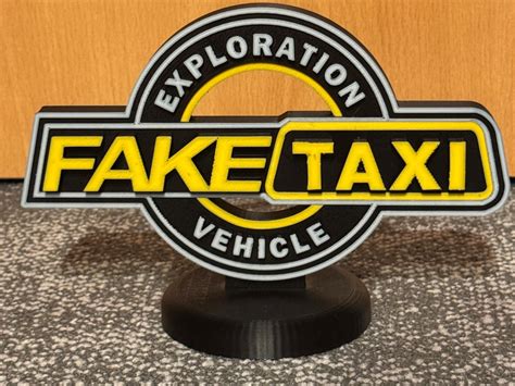 Fake Taxi Sign by RustyBMW_DriverMakerWorld: Download Free 3D Models