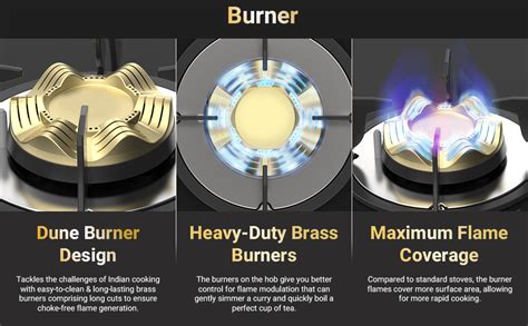 V-Guard VHD 460 AGR Kitchen Gas Hobtop 4 Burner with Auto Ignition ...