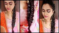 Punjabi Hairstyle by Supereasy Braid Hairstyle Punjabi Braid Look For Indian Punjabi Hairstyle