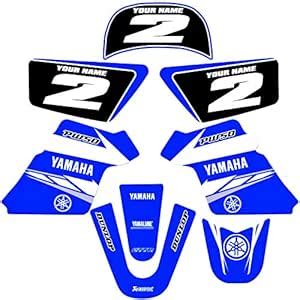 YAMAHA PW 50 PW50 GRAPHICS KIT DECALS DECO Fits Years 1990-2018 Enjoy Mfg (BLUE) : Amazon.in ...