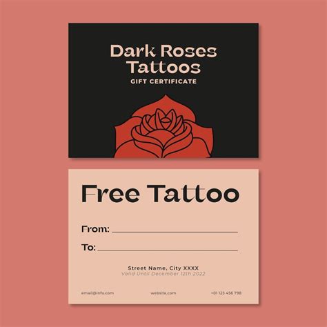 Tattoo card Images - Free Download on Freepik