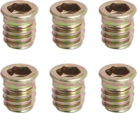Aopin Threaded Inserts Nut Threaded Fastener Connector Hex Drive ...