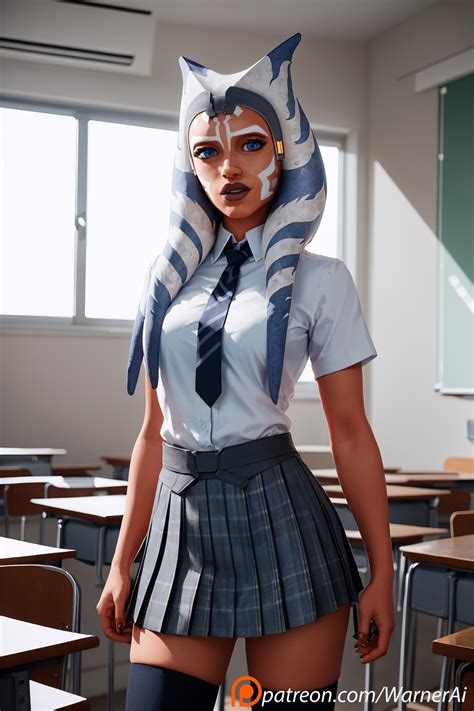 ArtStation - Ahsoka Tano Schoolgirl