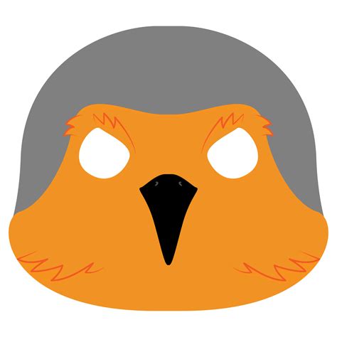Robin Bird Mask Template | Free Printable Papercraft Templates