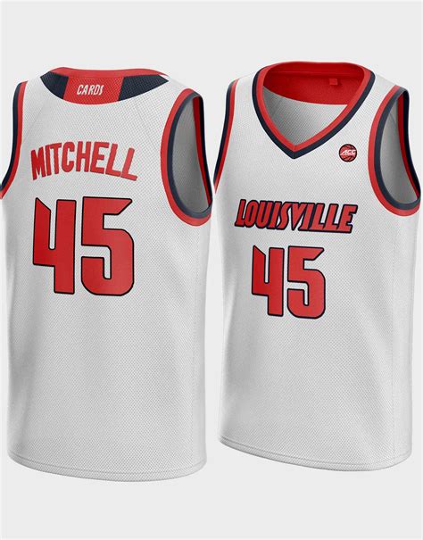 Donovan Mitchell Jr #45 Louisville Cardinals Jersey – 99Jersey ...
