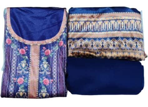 Buy Creative Group Women's Velvet Woollen Pashmina Salwar Suit Dress ...