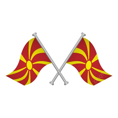 North Macedonia Flag, North Macedonia, Flag, National PNG and Vector ...