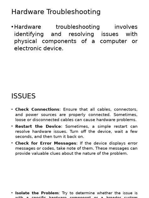 Image result for Troubleshooting Computer Hardware