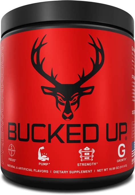 Buy Bucked Up Pre Workout 6 Grams Citrulline, 2 Grams Beta Alanine, and ...