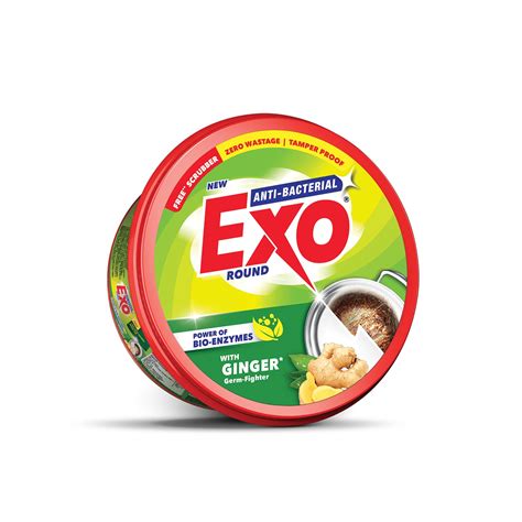 Exo Round Dishwash Bar 500gm | Complete Dishwashing Solution With Anti ...