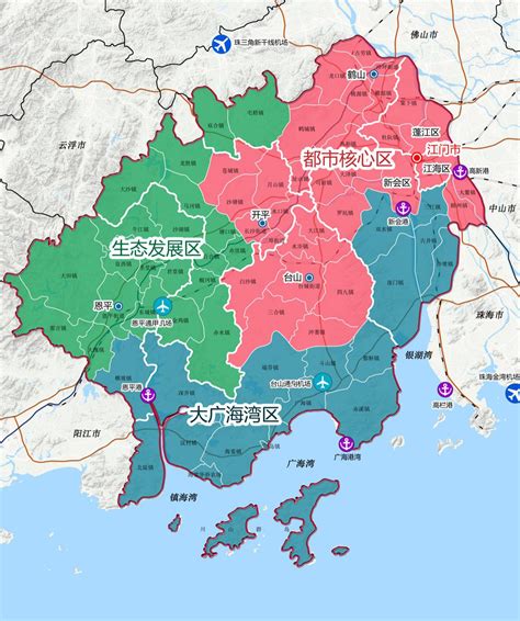 江门市高清电子地图,Bigemap GIS Office
