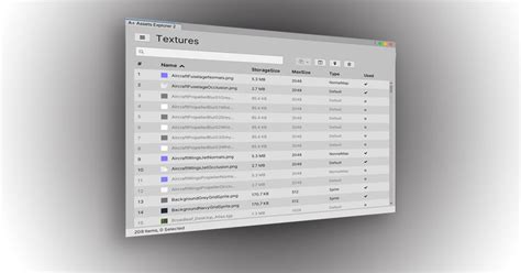 Unity Assets Explorer 的图像结果