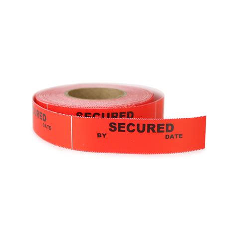 Security Products - Tamper-Evident Tape - Healthmark Industries