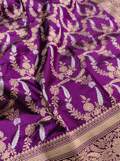 Handloom Banarasi Pure Katan Silk Sona Roopa Dupatta
