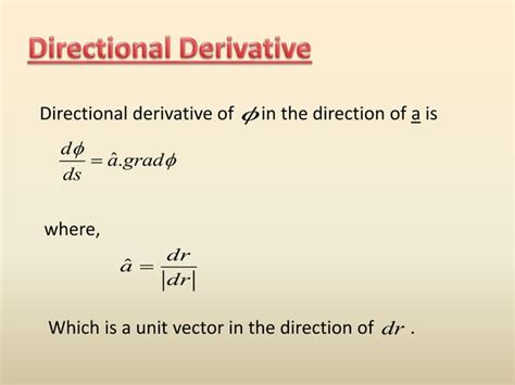 Image result for Directional derivative Examples