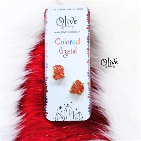 Colored Crystal - Claw Fitting - Rough Shape – Olive Jewellery