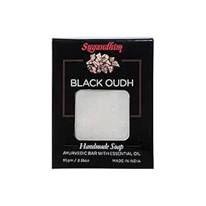 Buy Sugandhim Handmade Soap Black Oudh, Luxurious Ayurvedic Bath Soap ...