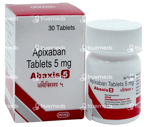 Abaxis 5 Mg Tablet 30 - Uses, Side Effects, Dosage, Price | Truemeds