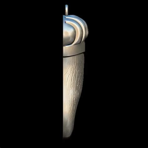 Exquisite Elephant Trunk 3D Model Pendant