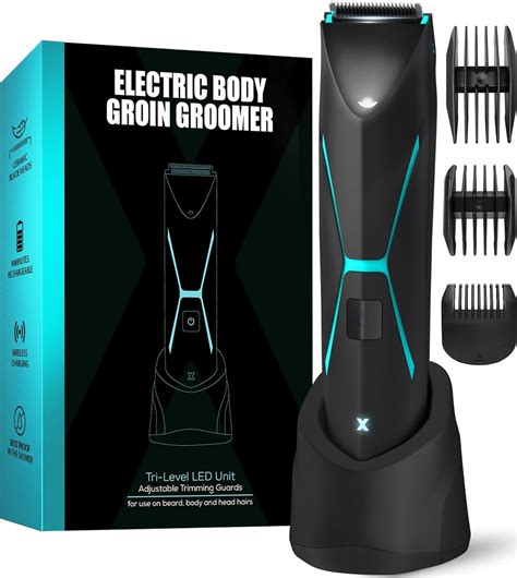VITLOL Manscape Groin Hair Trimmer for Men - Pubic Hair Trimmer, Ball ...