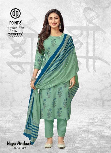Deeptex Naya Andaaz Vol 10 Cotton Printed Kurti Bottom With Dupatta