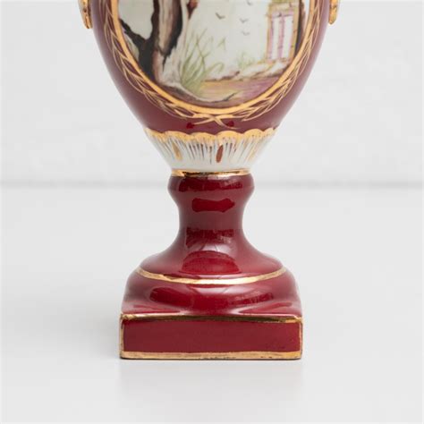 Late 19th Century Spanish Serves Style Vase For Sale at 1stDibs